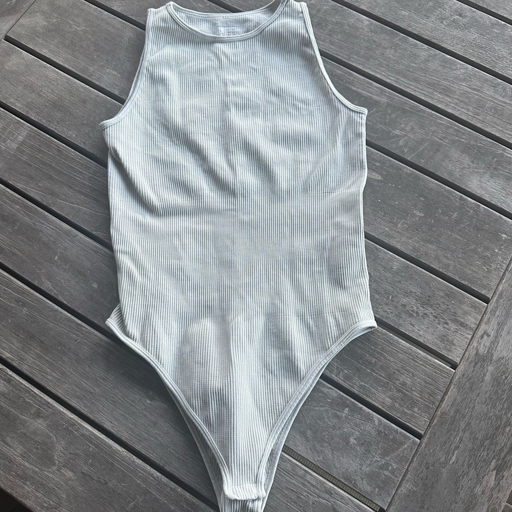 TOB Beige Womens Bodysuit